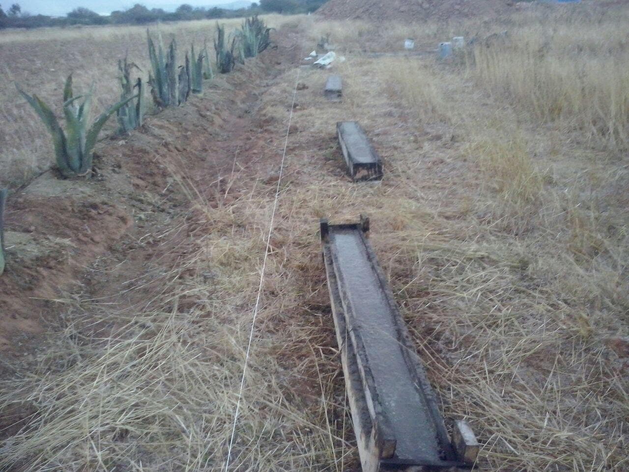 Avance de cercado carretero SICT